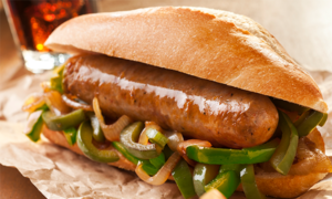 Sausage Peppers Onion Sandwich