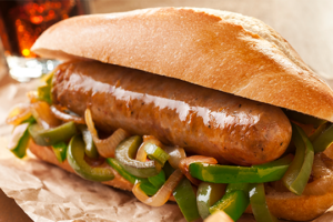 Sausage & Pepper Sandwich